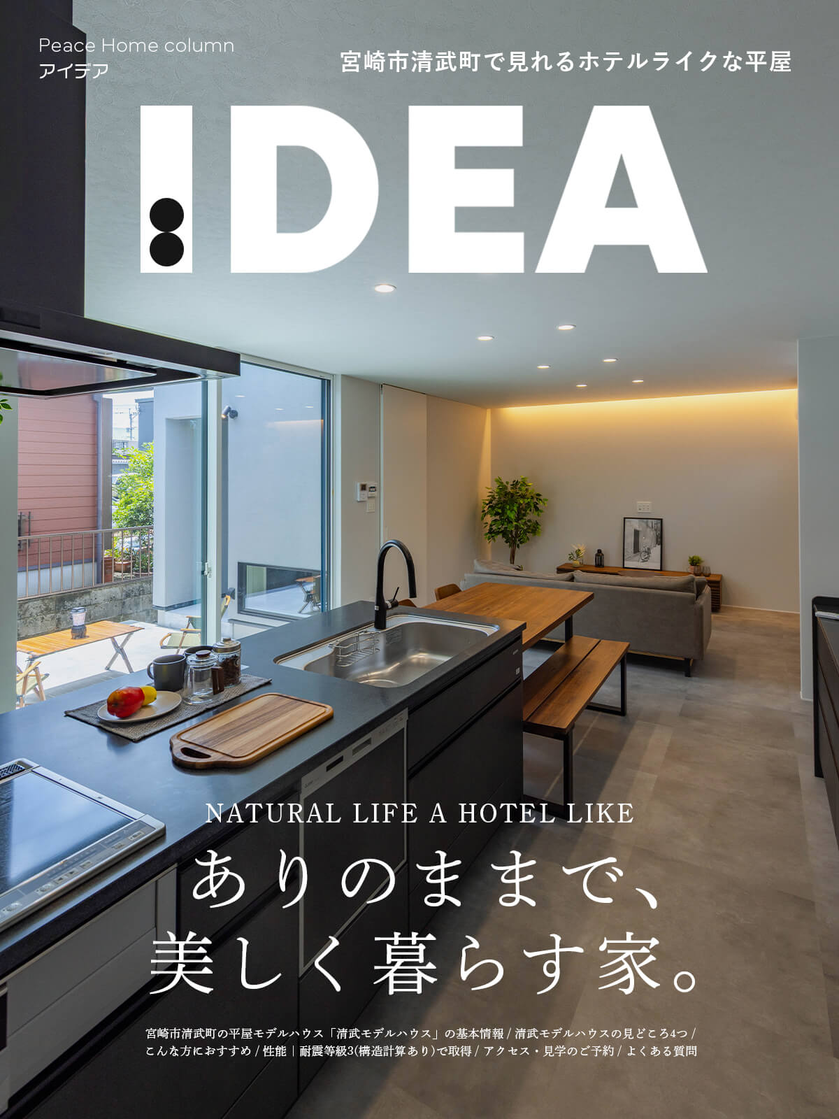 宮崎市清武町 平屋モデルハウス
